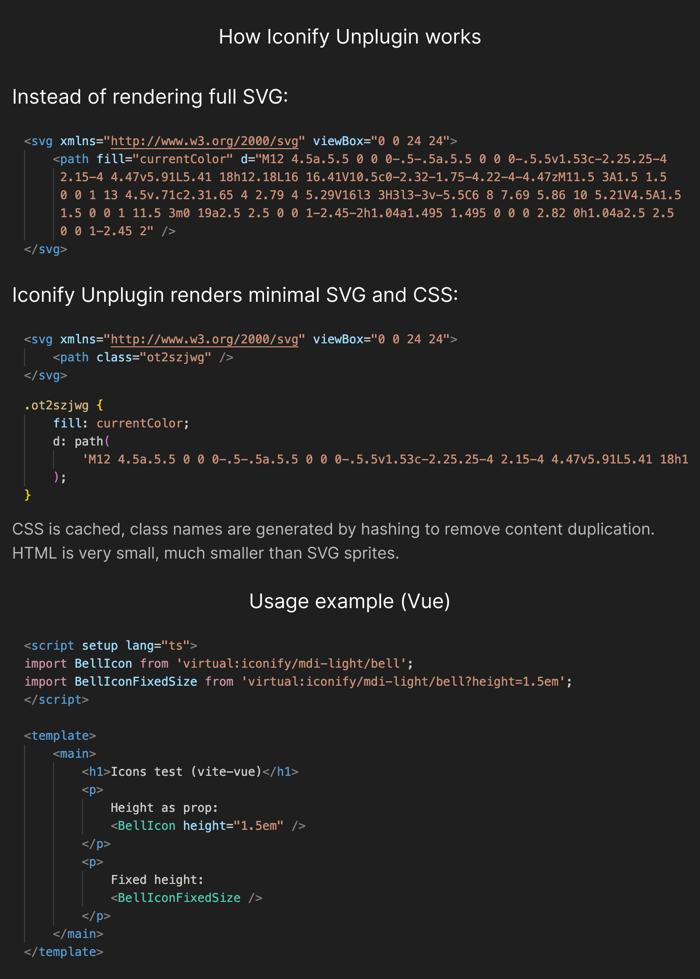 Unplugin Iconify demo